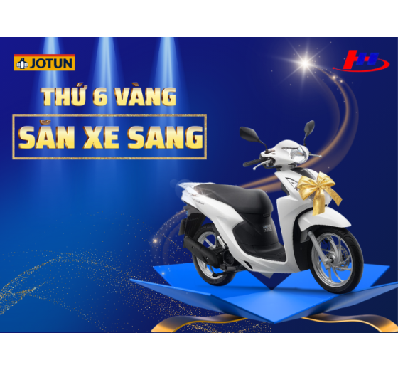 Tham gia chương trình “Thứ Sáu Vàng – Sơn Xe Sang” cùng Jotun, cơ hội nhận xe Honda Vision