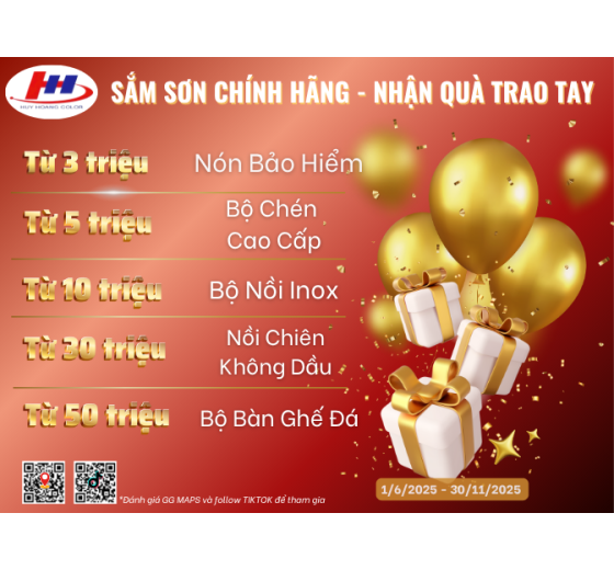 SẮM SƠN CHÍNH HÃNG - NHẬN QUÀ TRAO TAY