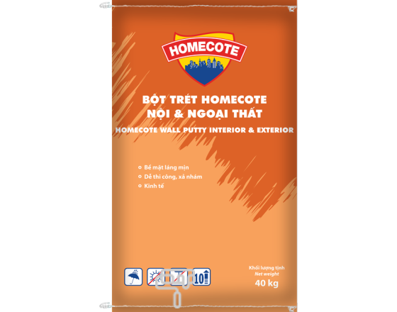Bột Trét Ngoại Thất Và Nội Thất - BỘT TRÉT TOA HOMECOTE 