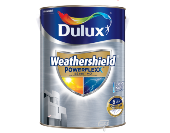 Sơn Nước Ngoại Thất Siêu Cao Cấp - WEATHER POWERFLEXX MỜ - GJ8