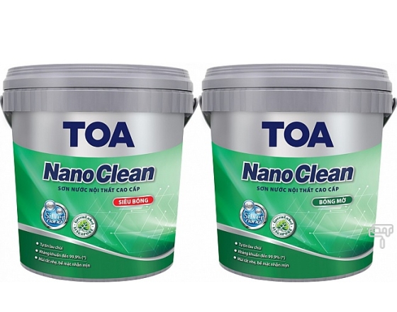 Sơn Nước Nội Thất Cao Cấp - TOA NANOCLEAN