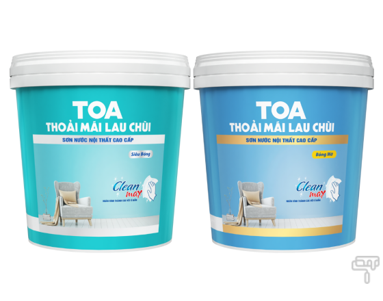 Sơn Nước Nội Thất Cao Cấp - TOA THOẢI MÁI LAU CHÙI