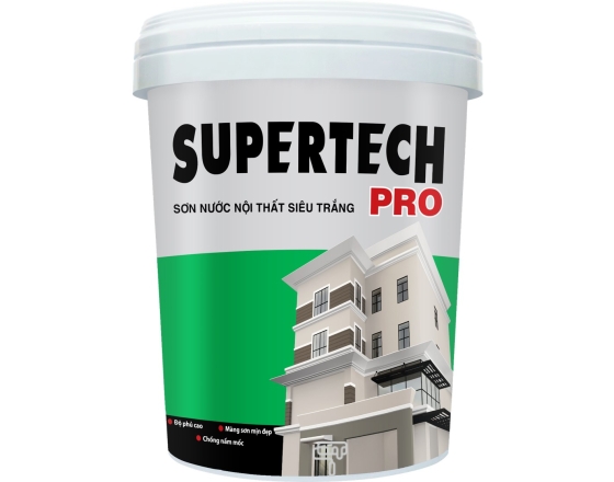 Sơn Nước Nội Thất - SUPERTECH PRO NỘI THẤT SIÊU TRẮNG