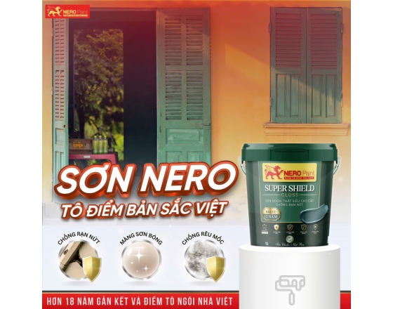 Sơn Ngoại Thất Siêu Cao Cấp Siêu Cao Cấp Chống Rạn Nứt - SUPER SHIELD GLOSS