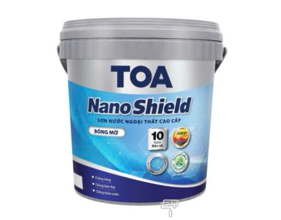 Sơn Nước Ngoại Thất Cao Cấp - TOA NANO SHIELD (Bóng Mờ)