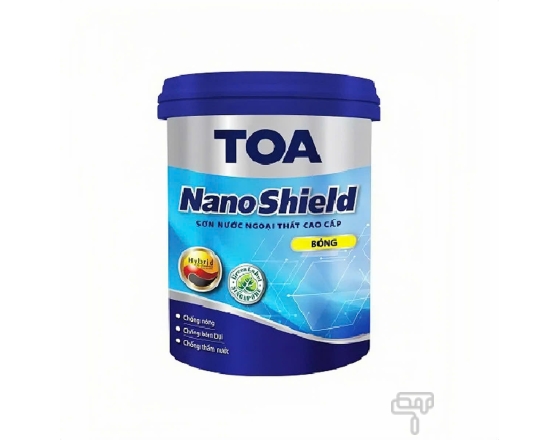 Sơn Nước Ngoại Thất Cao Cấp - TOA NANO SHIELD (Bóng)