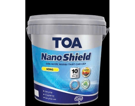 Sơn Nước Ngoại Thất Cao Cấp - TOA NANO SHIELD (Bóng)